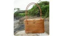 rattan straw handbags full handwoven oval unique style